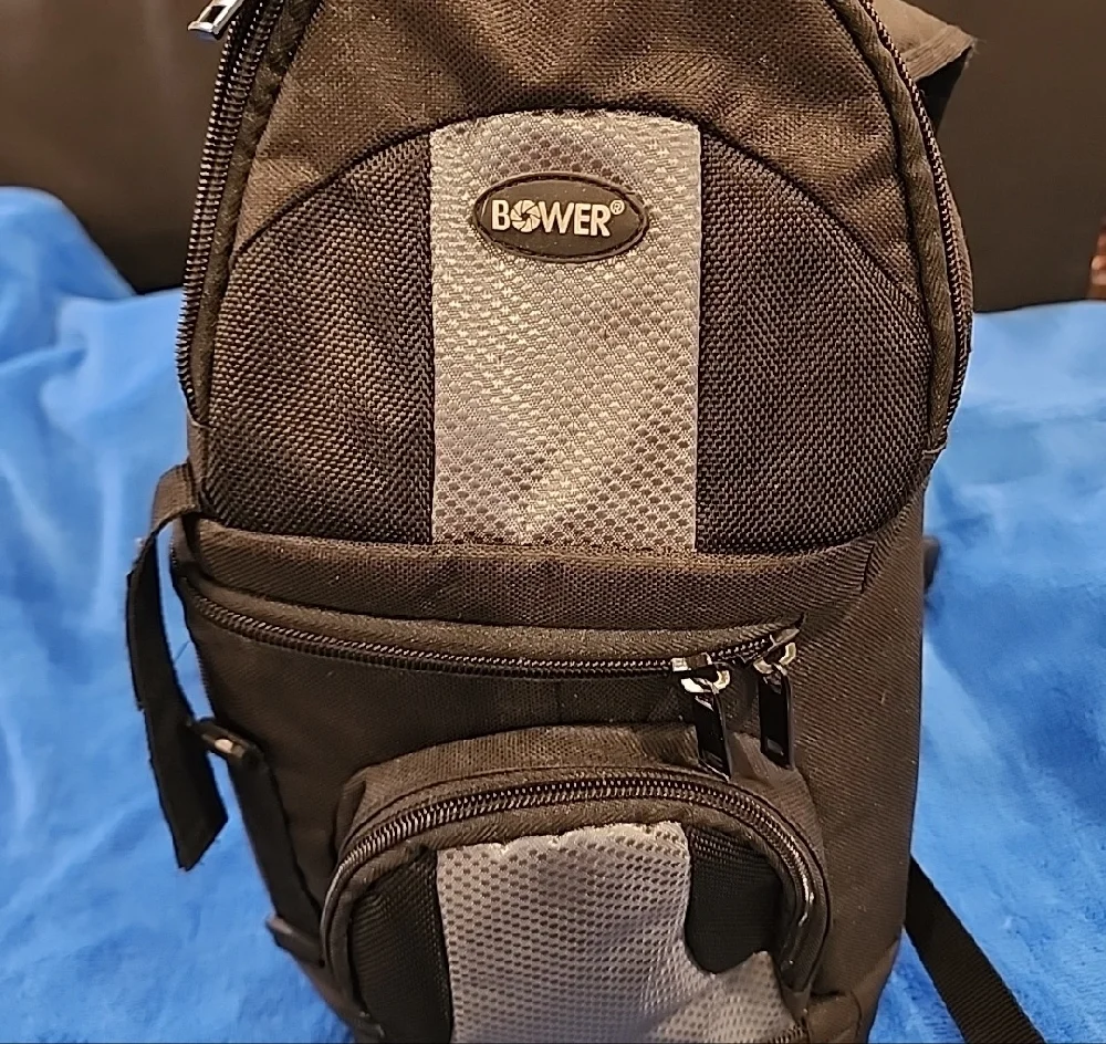 Bower Black and Gray Sling Backpack Camera Bag